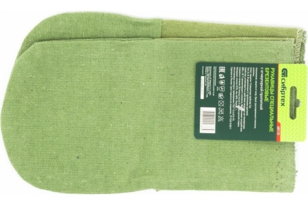 Рукавицы брезентовые огнеупорные СИБРТЕХ 68115