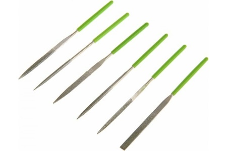 Набор алмазных надфилей СИБРТЕХ 140x70x3 мм, 6 шт. 158347