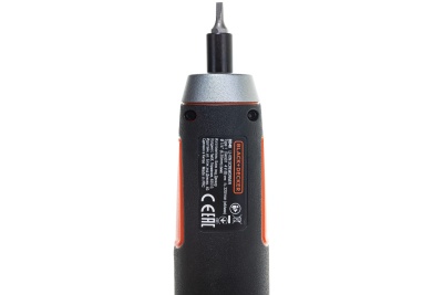 Аккумуляторная отвертка Black&Decker ION + 4 насадки BD40K4-RU