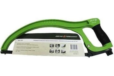 Цельноалюминиевая ножовка по металлу с обрезиненной рукоятью 300 мм Дело техники 265331