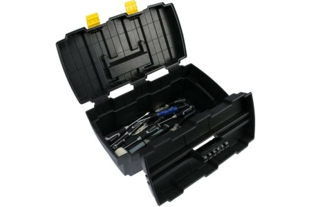 Ящик для инструмента TUNDRA, 19", 52.7x28x24.8 см, пластиковый, подвижный лоток, защелки 6627780