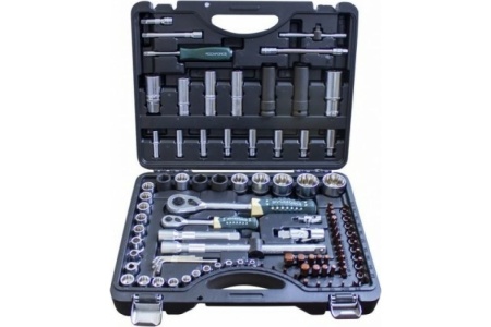 Набор торцевых головок и вставок ROCKFORCE 1/2, 1/4 DR 12-гранных, 94пр+6пр. RF-4941-9-PREMIUM