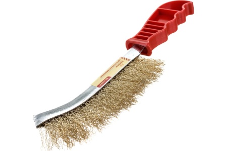Ручная щетка Политех тип B, латунированная, 2120007