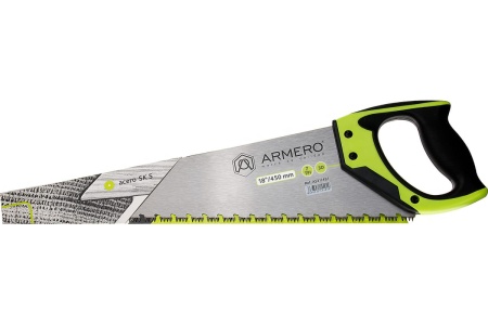 Ножовка для крупных заготовок Armero A531/451, 450 мм, 3d, средний зуб AS31-451