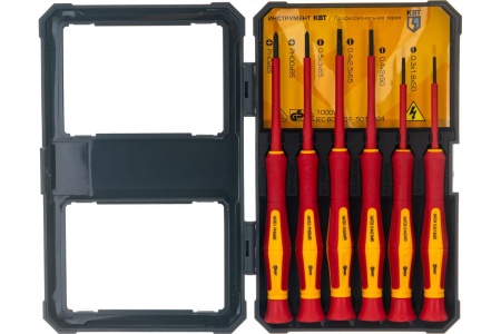 Набор диэлектрических отверток КВТ Профи НИО-06 мини 79771