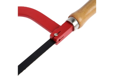 Ножовка по металлу TUNDRA деревянная ручка, два угла установки полотна, 300 мм 1722416