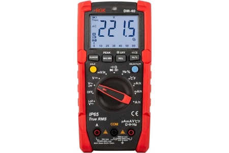 Цифровой мультиметр с поверкой RGK DM-40 779661