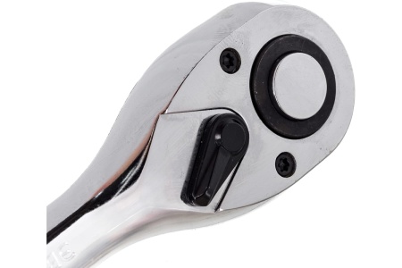 Трещотка ЭВРИКА 1/2 72-зубцовая с прямой металлической ручкой ER-71272