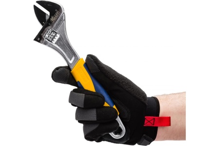 Разводной ключ с двухкомпонентной рукояткой KRAFT 250мм KT 700777