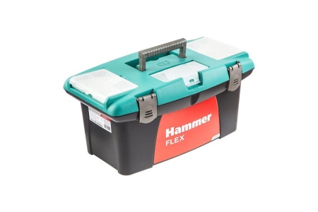 Ящик для инструментов HAMMER Flex 235-011 19 с морозостойким замком и органайзером 480*235*270 528831