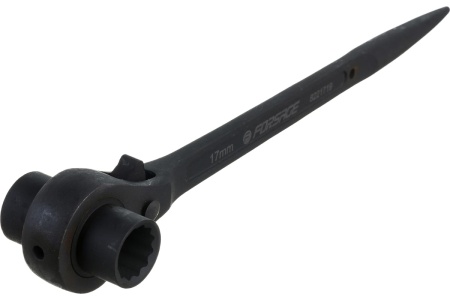 Ступичный ключ Forsage трещоточный, усиленный, 17х19мм 4759 F-8221719