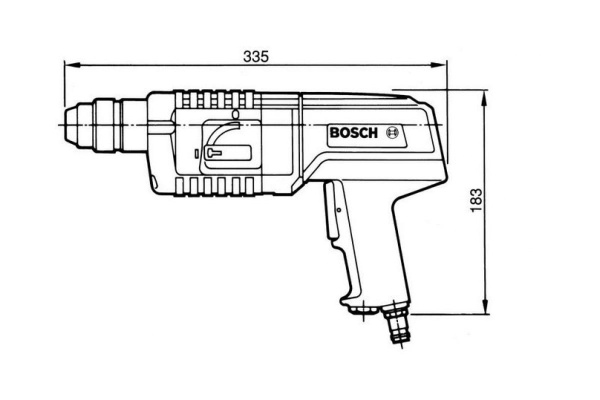 Пневматический перфоратор Bosch 0.607.557.501