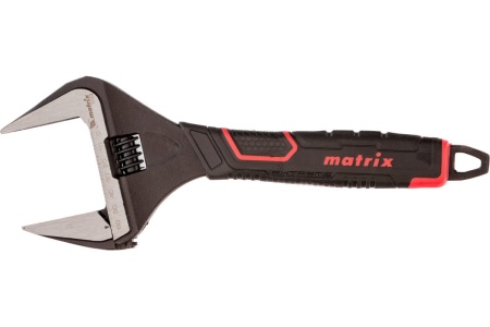 Разводной ключ MATRIX PRO тонкие губки фосфатированный 2-х компонентная рукоятка 300 мм 15579 Разводной ключ MATRIX PRO тонкие губки фосфатированный 2-х компонентная рукоятка 300 мм 15579