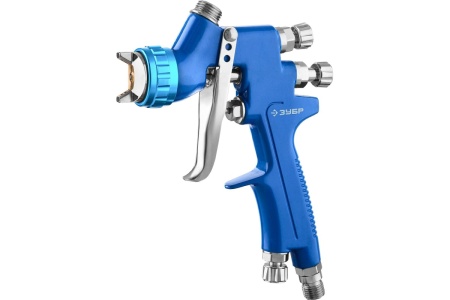 Пневматический краскопульт c верхним бачком Зубр ПРОФЕССИОНАЛ ПРО 300, HVLP, 1.4 мм 06453-1.4