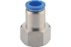 Фитинг 12 мм с внутренней металлической резьбой G1/2" CDC Pneumatics PCF 12G04