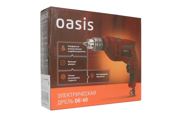 Электрическая дрель Oasis DЕ-60 4640039480242