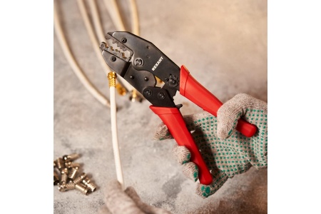 Кримпер для обжима F и BNC разъемов RG-58, RG-59, RG-62, RG-6 REXANT ht-301 PA 12-3214