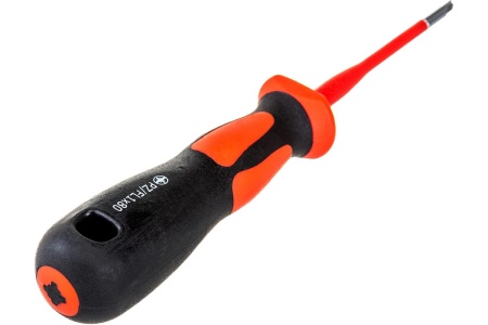Диэлектрическая отвертка PZ/FL1x80 КВТ Слим 78593