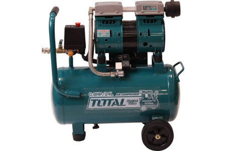 Воздушный безмасляный компрессор TOTAL 600Вт, 24л TCS1075242