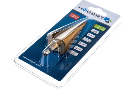Сверло ступенчатое 4-32 мм HOEGERT TECHNIK HT6D323