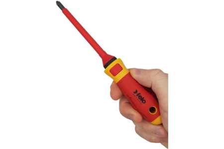 Диэлектрическая отвертка Smart с набором насадок 12 шт в кейсе Felo 06391306