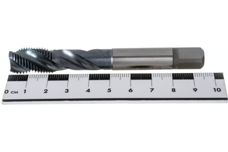 Метчик Partner трубный G1/4 HSSE, спиральная канавка 38, H6, TiAlN (серия TG01) 325140