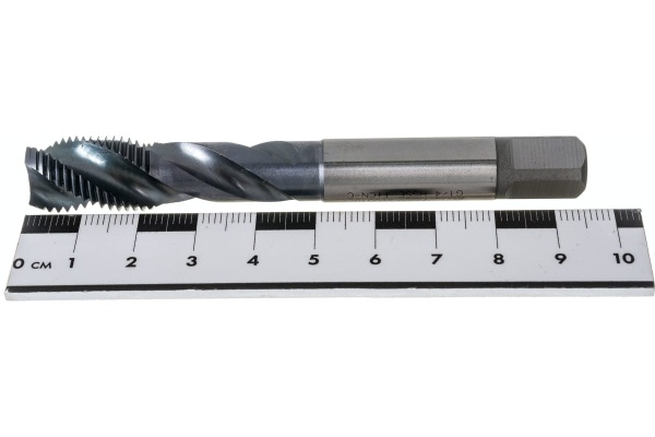 Метчик Partner трубный G1/4 HSSE, спиральная канавка 38, H6, TiAlN (серия TG01) 325140