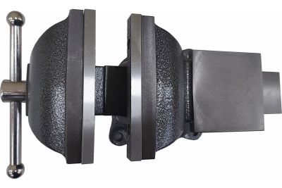 Слесарные тиски GRIFF 200 мм, серия PRO, поворотные, стальные, с наковальней g164032