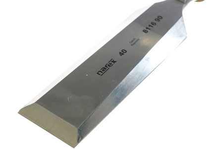 Плоская стамеска с ручкой NAREX WOOD LINE PLUS 40 мм 811690