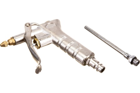 Продувочный пистолет с удлиненным соплом S.E.B. хром 511DL-PS10K