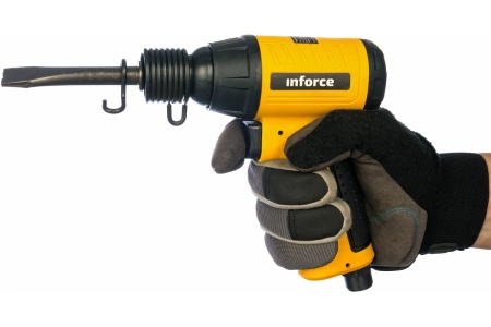 Пневмодолото INFORCE RP4500 + 5 насадок 01-14-15
