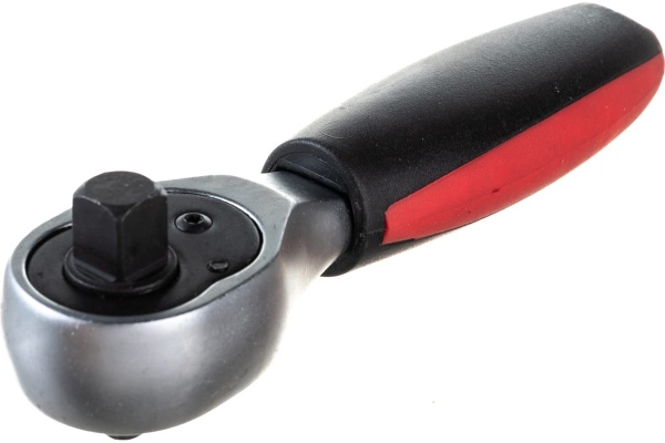 Трещотка ABTOMTOOL РROFFI 1/4+3/8, 72 зуб, 140мм, mini, CrV 54470