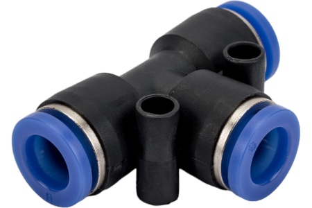 Фитинг цанговый тройник 8 мм Pegas pneumatic 5603