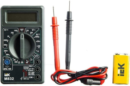 Цифровой мультиметр IEK Universal M832 7327705 TMD-2S-832