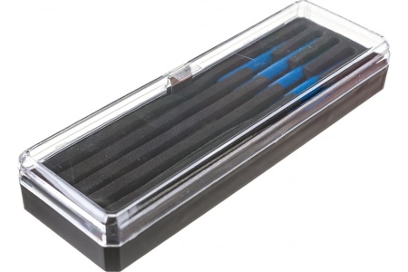 Набор надфилей Зубр Эксперт с алмазным напылением в пластиковом боксе P 140 160x80 мм 5 предметов 33388-160-H5