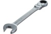 Трещоточный комбинированный ключ с шарниром 19мм KING TONY 373019M