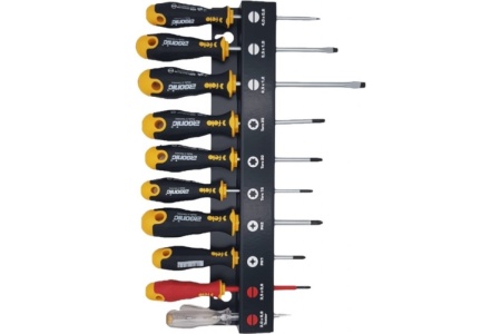 Набор отверток, диэлектрическая отвертка и отвертка тестер напряжения 10 шт. Felo Ergonic 40091013