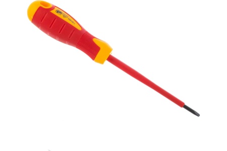 Диэлектрическая шлицевая отвертка SL3.5*100мм, до 1000V Berger BG BG1052