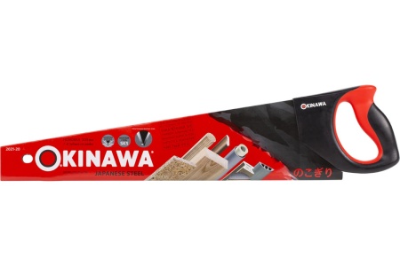 Ножовка по дереву ЦЕНТРОИНСТРУМЕНТ OKINAWA с antistick покрытием 500мм 2021-20