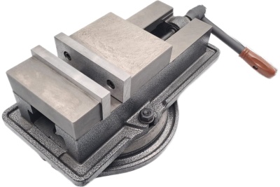 Станочные тиски TORNERI прецизионные поворотные L губок 125 мм, серия QM16125 Swivel 045758