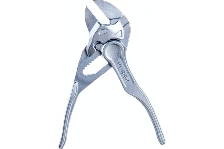 Переставные клещи-ключ Knipex XS, 21 мм (3/4"), 100 мм, Cr-V, серые, KN-8604100