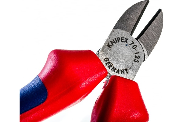 Бокорезы Knipex, 125 мм, 62 HRC, чёрн., 2-к ручки, KN-7002125SB