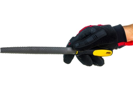 Полукруглый рашпиль STAYER № 2 двухкомпонентная рукоятка 200 мм 16632-20-2