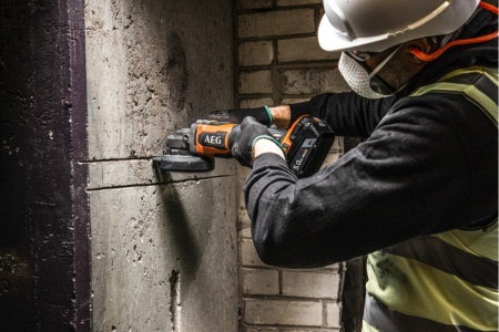 Углошлифмашина AEG BEWS18-115BLPX2-0 115 мм, 18В 4935480856