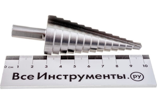 Сверло ступенчатое (6-30 мм; 13 ступеней; HSS) по металлу FIT IT 36398