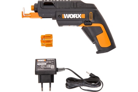 Аккумуляторная отвертка с набором бит WORX WX255 SD Slide Driver WX255