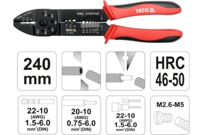 Съемник изоляции YATO 240 мм YT-22930