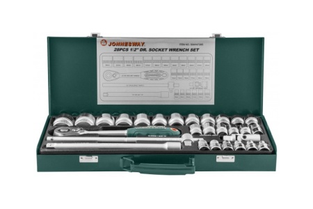 Набор торцевых головок 1/2"DR 8-34 мм Jonnesway S04H4728S
