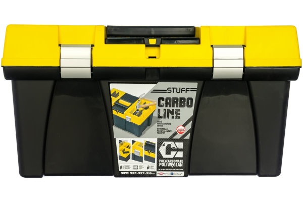 Ящик для инструментов 60х34х32см PATROL STUFF SEMI PROFI 26 CARBO 146173