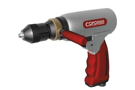 Пневматическая реверсивная дрель Сорокин 2.55